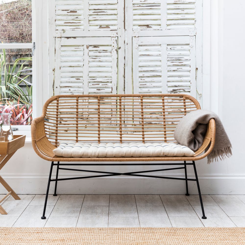 Rattan sofa